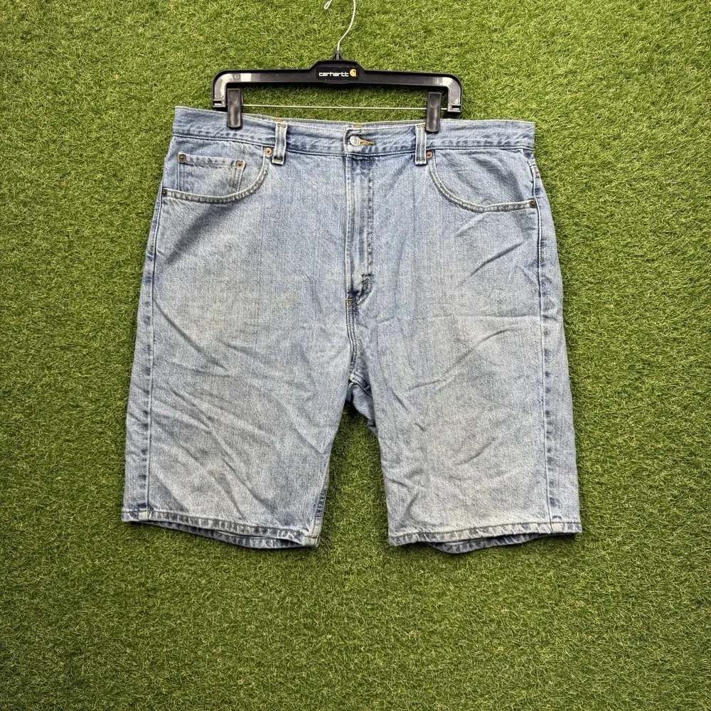 Levis 505 Jean Shorts Mens 40 Denim Jorts Baggy Loose Skater Casual 90s Workwear
